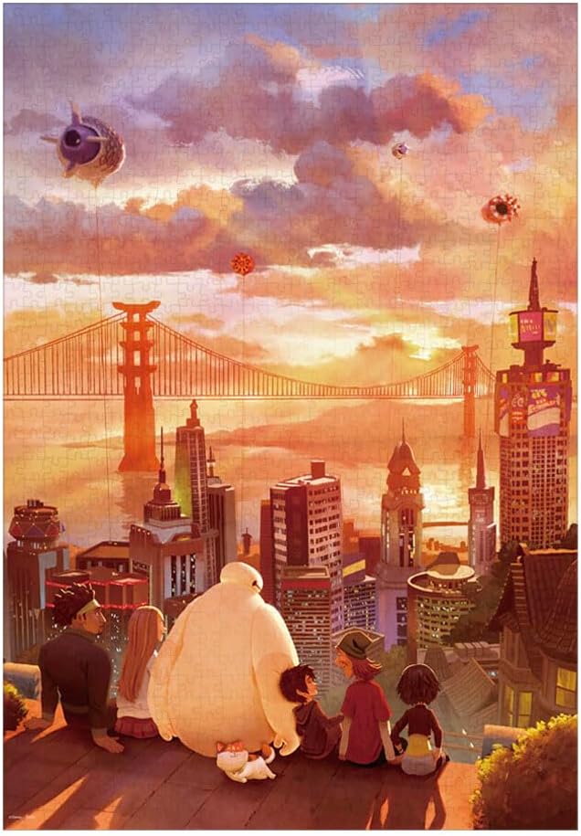 楽天市場】【テンヨー】 D-1000-879 夕景に偲ぶ（ベイマックス