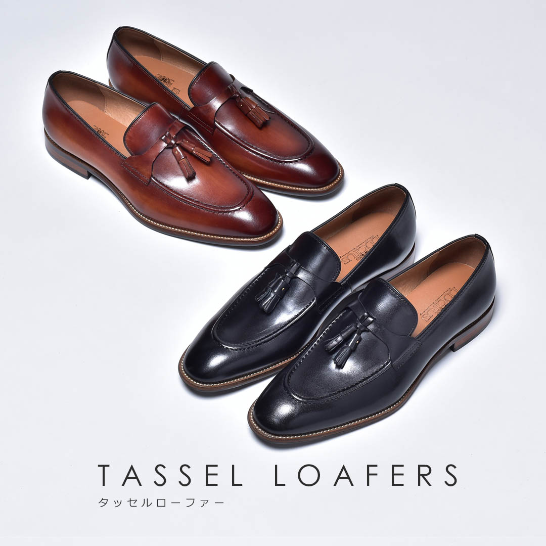 ローファー メンズ 着飾る タッセルローファー 革履物 本革 カジュアル カジュアルシューズ U心付 モカシン 商売シューズ ビジネス スリッポン 皮革 商標 Lucius ルシウス 着物シューズ 皮靴 スーツ 男性靴 墨ぞめ 人外 褐色 赤銅 21 春陽 夏季 春夏 Daemlu Cl