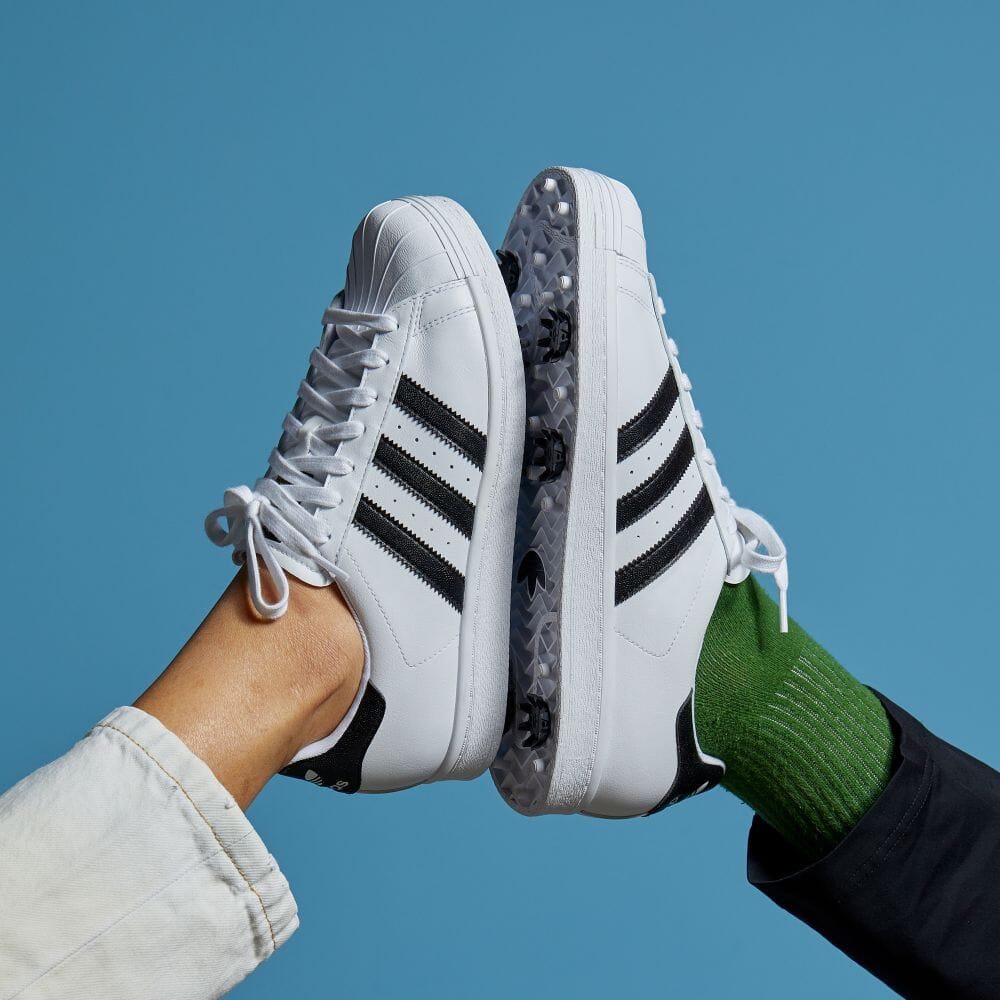 アディダス ゴルフシューズ スパイク スーパースター Superstar メンズ おしゃれ Lla65 ブランド Adidas 革靴 皮靴 カジュアルシューズ ブラック 黒 ホワイト 白 靴 シューズ Gvs00 21 春 夏 春夏 septicin Com