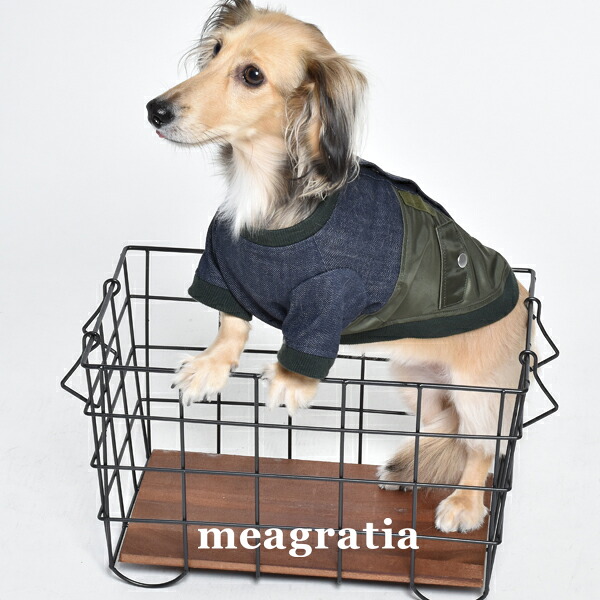 ドッグウェア 上衣 MA-1 ジーンズ 縛 今めかしい ブランド名 meagratia メアグラーティア 犬服 ほっつき歩く着 愛くるしい 好いたらしい 抜け毛打つ手 汚れた状態押しとどめる チワワ 手あそびプードル ダックス 小型犬 愛玩動物御召しもの ベージュ 青碧 カーキ 米国海軍 紺 2026 春 春夏 夏