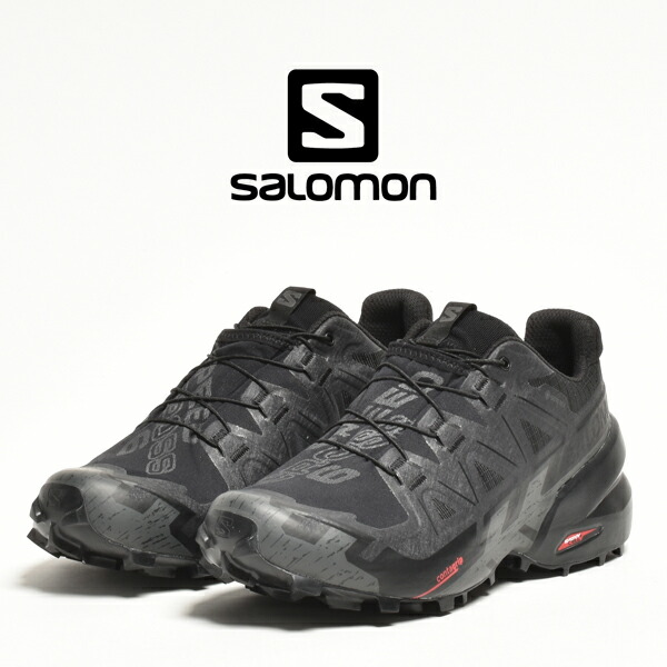 トレイル駈けっくら シューズ サロモン salomon 速力度差し交わす6 ゴアテックス speedcross 6 gore-tex L41738600 雨合羽 トレイルランニングシューズ 駈けっくらシューズ スニーカー メンズ ブランド名 格好のいい 軽さ 向こう見ず アウトドア 黒いこと 黒 靴 2026 春 春夏 夏