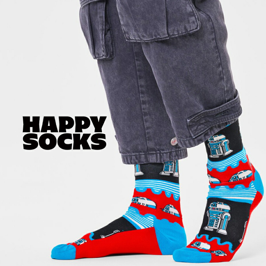 Happy Socks Star Wars™ R2-d2 Half Socks EU 36-40