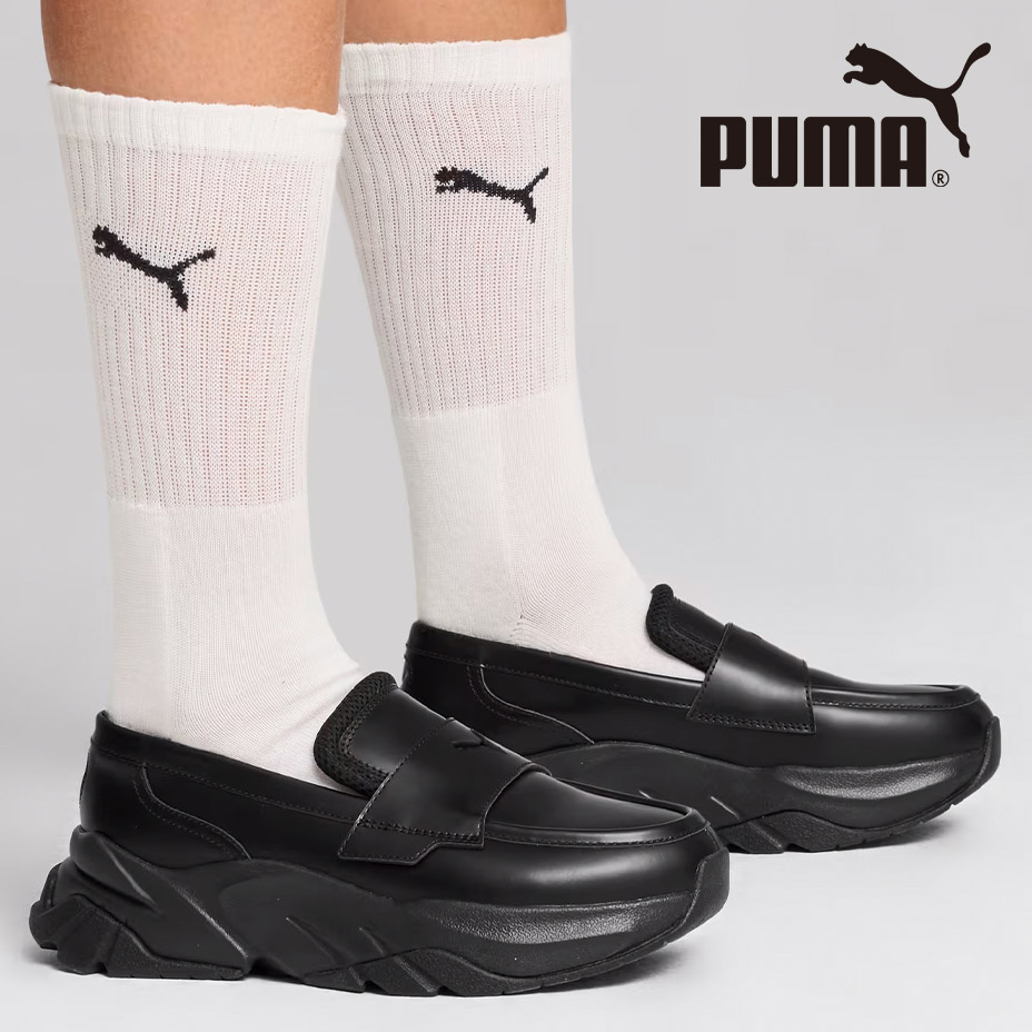楽天市場】PUMA プーマ ローファー 厚底 スニーカー レディース
