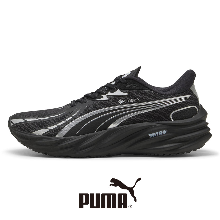 PUMA プーマ メンズ ヴェロシティ ニトロ4 ゴアテックス ランニングシューズ 311144 軽量 軽い ブランド おしゃれ スニーカー カジュアル きれいめ ローカット プーマブラック 黒 プーマホワイト 白 靴 シューズ 2026 冬 春 春夏 16,280円