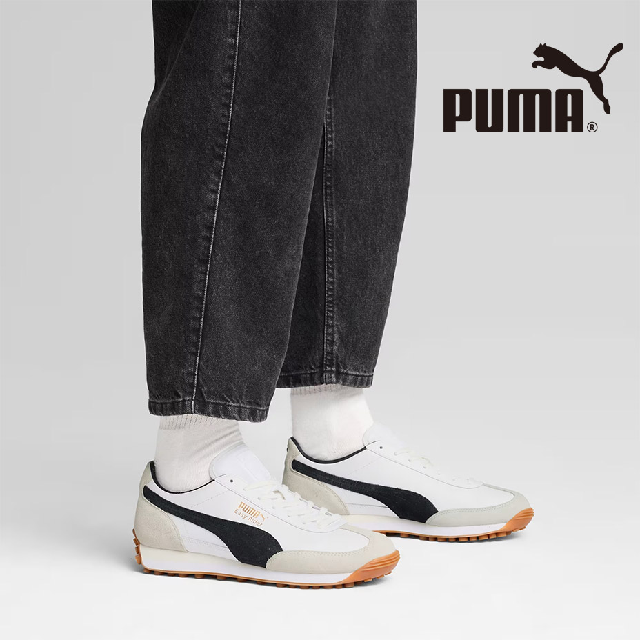 プーマ イージーライダー Mix 399025 スニーカー イージー ライダー レディース カジュアル puma きれいめ かわいい 可愛い おしゃれ ブランド ローカット ホワイト 白 靴 シューズ 2026 冬 春 春夏