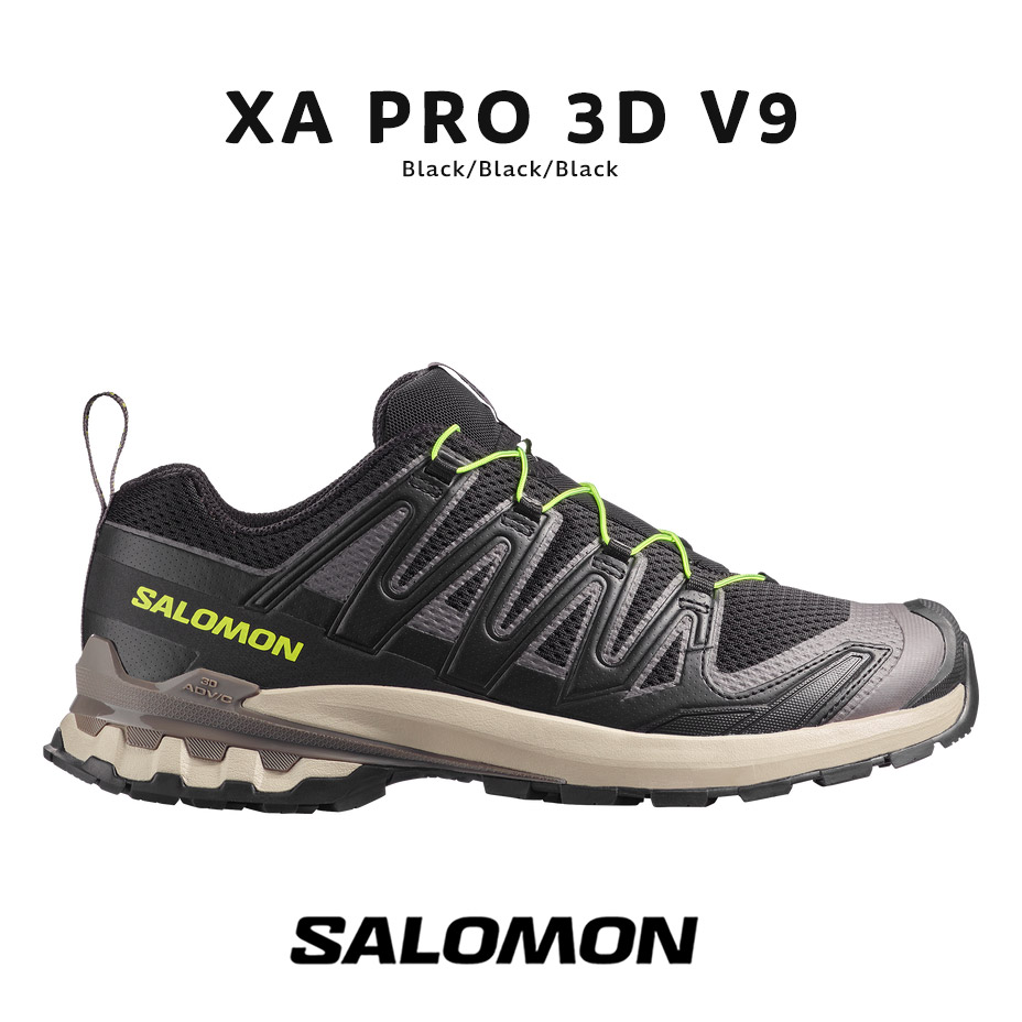 salomon xa pro 3d v9 サロモン スニーカー エックスエー プロ L47986500 メンズ トレイルランニング トレラン トレイル シューズ トレイルランニングシューズ トレッキングシューズ 靴 ブラック 黒|SVEC PRIME SHOP