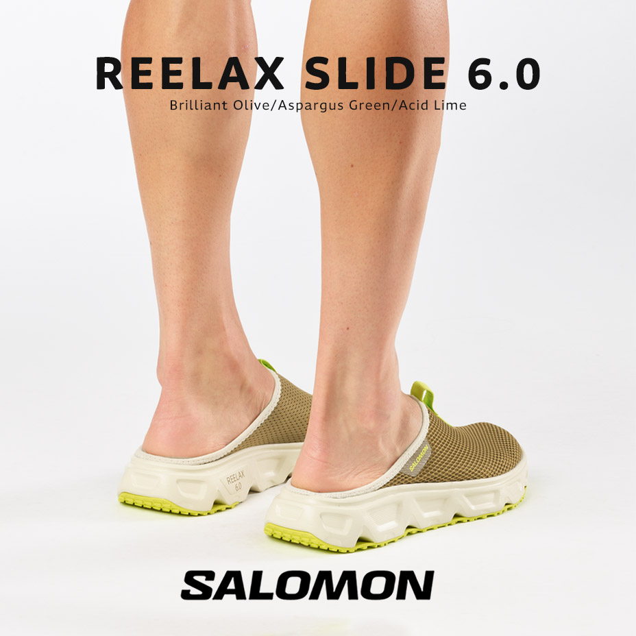 salomon REELAX SLIDE 6.0 サロモン 伸び伸びする横すべり L47994300 メンズ サンダル リカバリーサンダル リカバリーシューズ スニーカーサンダル スニーカー 運動競技サンダル 軽さ 他愛も無い シューズ 体育館 形づくる