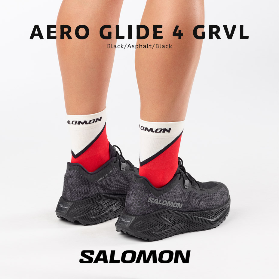 salomon AERO GLIDE 4 GRVL サロモン スニーカー エアロ グライド グラベル L49175100 トレイル駈けっくら トレラン トレイル シューズ トレイルランニングシューズ トレランシューズ トレッキングシューズ 靴 レディース 山登り