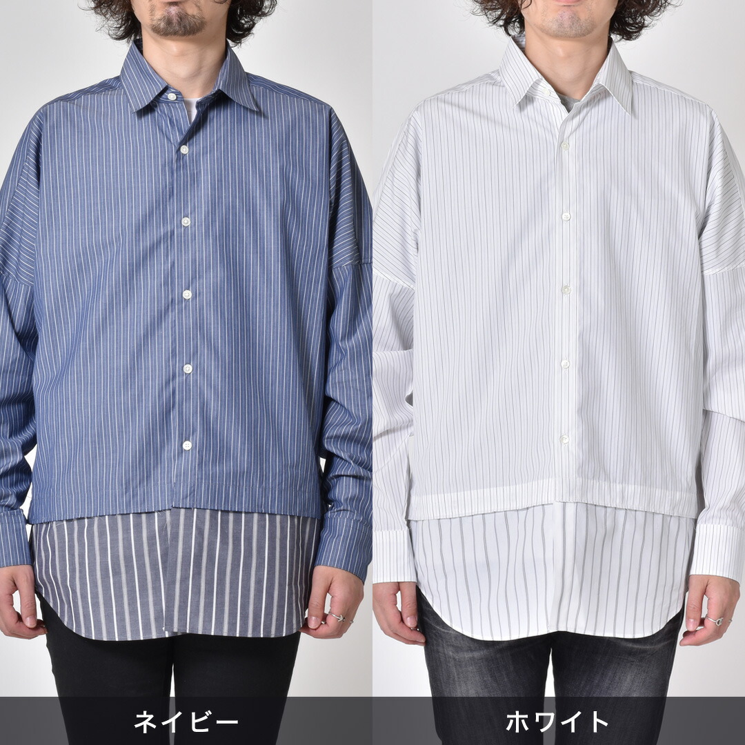 楽天市場 メアグラーティア シャツ メンズ レディース Meagratia ロングシャツ ブランド カジュアルシャツ ドルマンスリーブ 長袖 ストライプ 韓国 おしゃれ 注目 人気 コレクションアイテム ランウェイアイテム ホワイト ネイビー アウトレット 在庫処分 21 春 夏 春