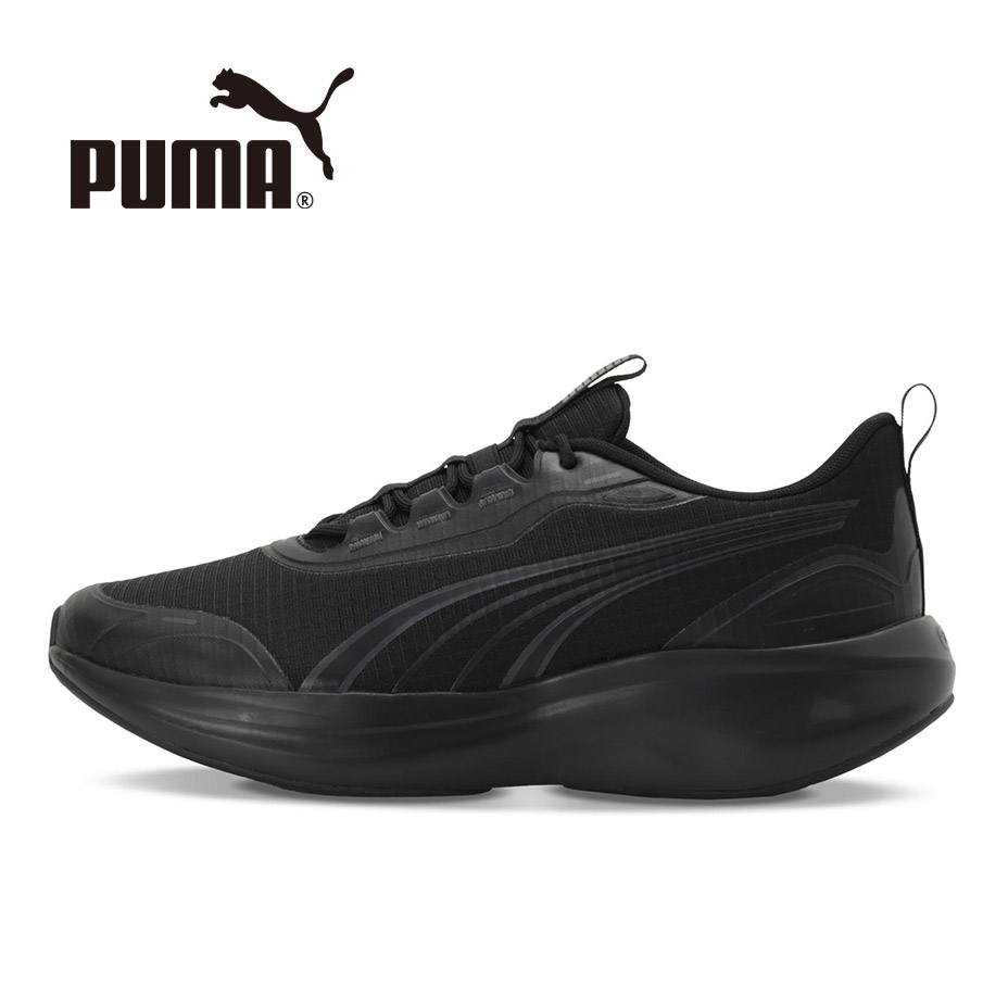 プーマ puma ムーブオン ソフトライド スニーカー 厚底 レディース メンズ ランニングシューズ 靴 おしゃれ 黒 move on softride 313414