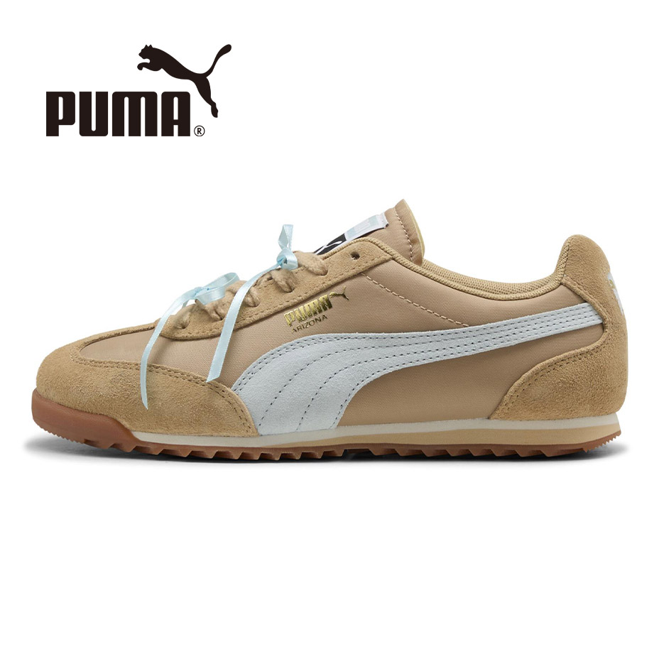 プーマ スニーカー レディース puma アリゾナ PUMA ARIZONA カジュアル きれいめ かわいい 可愛い おしゃれ ブランド ローカット ジャーマントレーナー スエード スウェード 靴 シューズ 407772