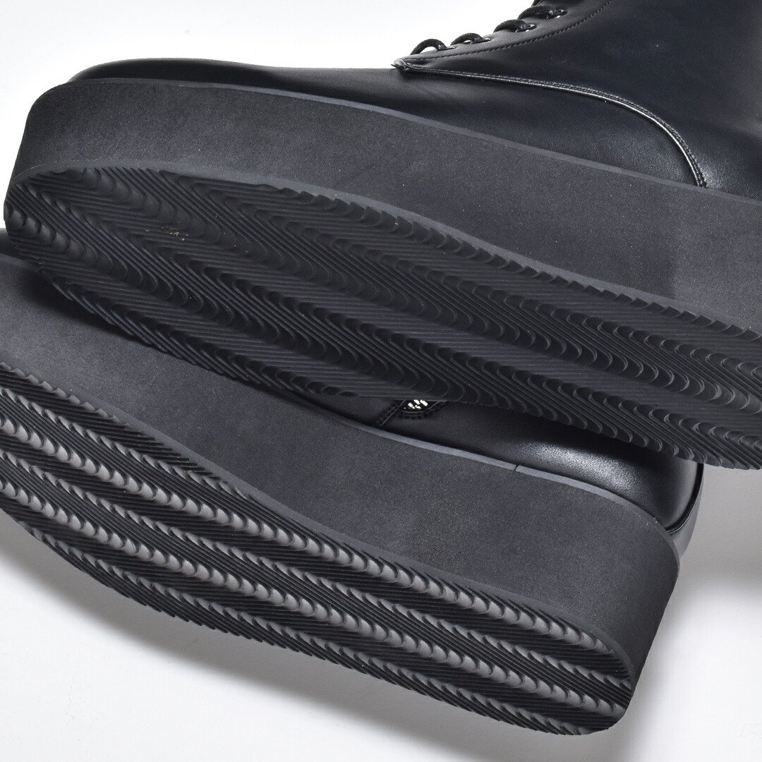 ショートブーツ メンズ 革靴 皮靴 ブラック Endevice ジョッパーブーツ サイドジップブーツ カジュアルシューズ ブランド 厚底 エンデバイス