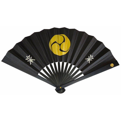 鉄扇8寸/山本勘助 金家紋入 TS-勘助(全長24cm) てっせん