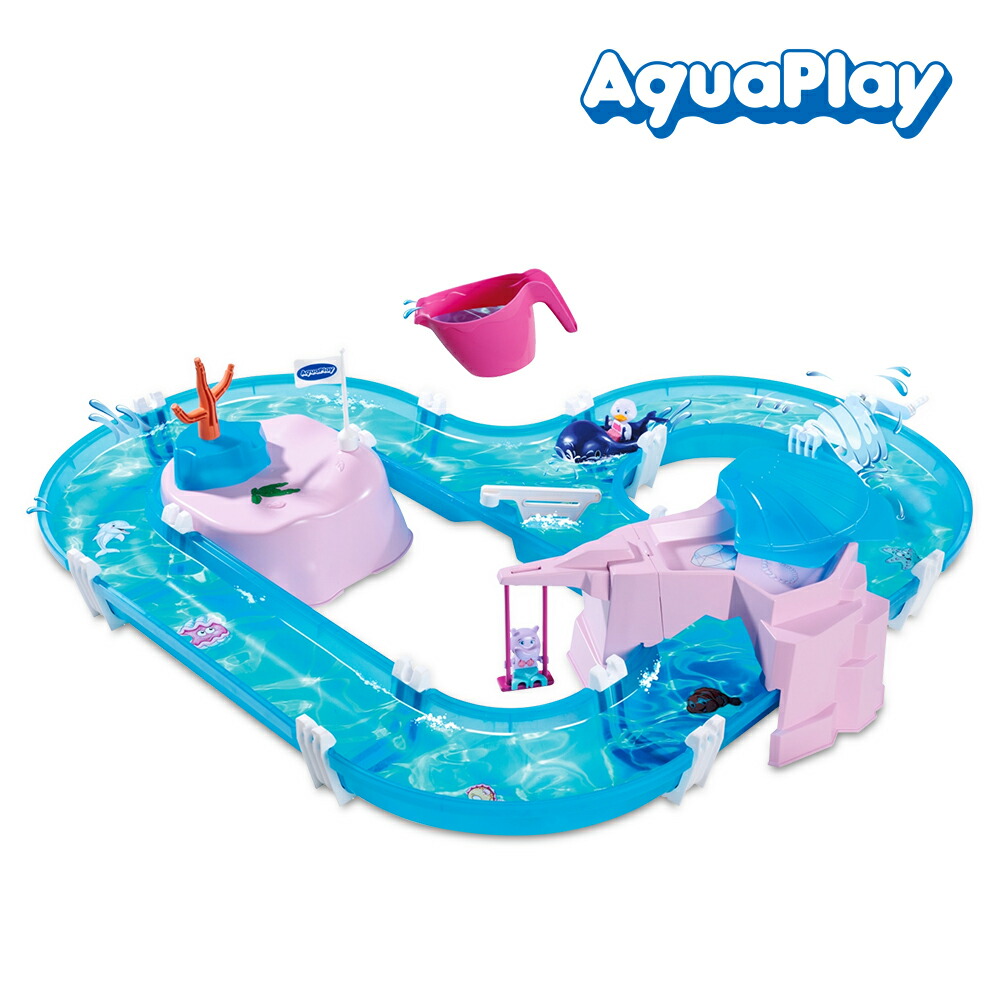 AquaPlay 水遊びセット AmphieWorld (ブリッジ&ハーバーセット) 水遊び - AquaPlay