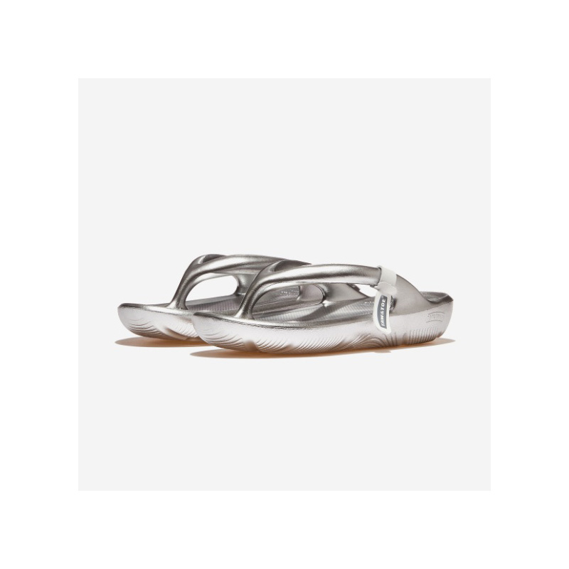 [貨物輸送無料] TAW\u0026TOE Flip Flop Zerovity OG フリップフロップ ゼロビーティー OG 共用 家庭用スリッパ GLOSSY SILVER