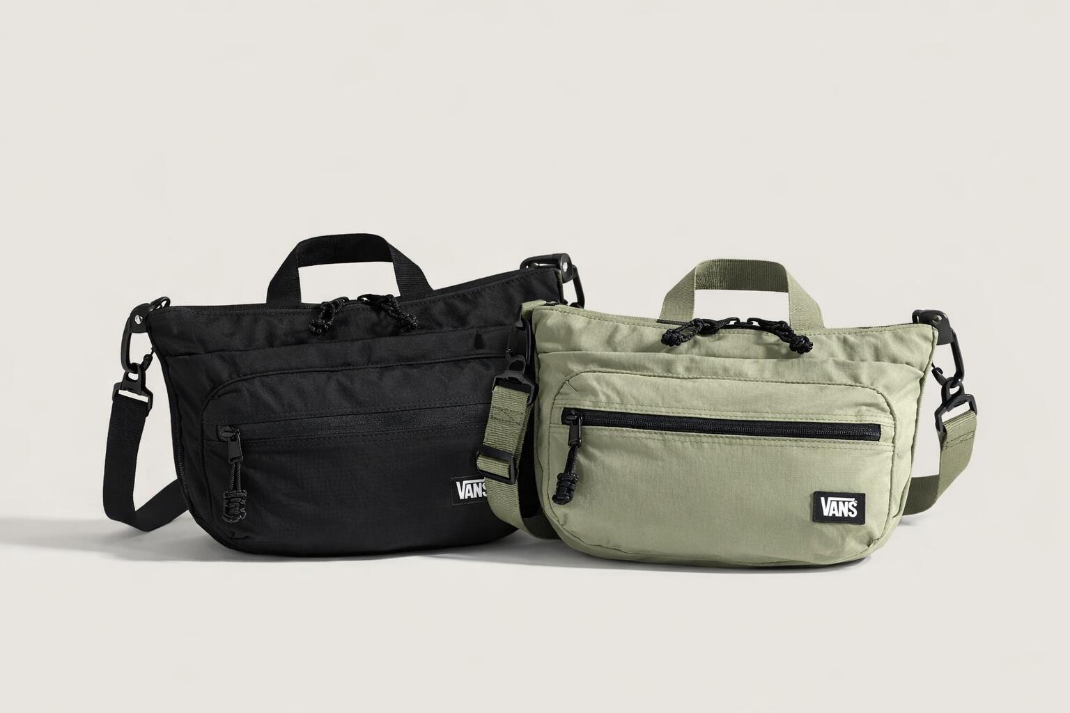[送料無料] VANS WILDER CROSSBODY BAG ワイルダー クロスボディ バッグ シンプルなショルダーバッグ（ブラック / カーキ）2色展開｜LOA STORE