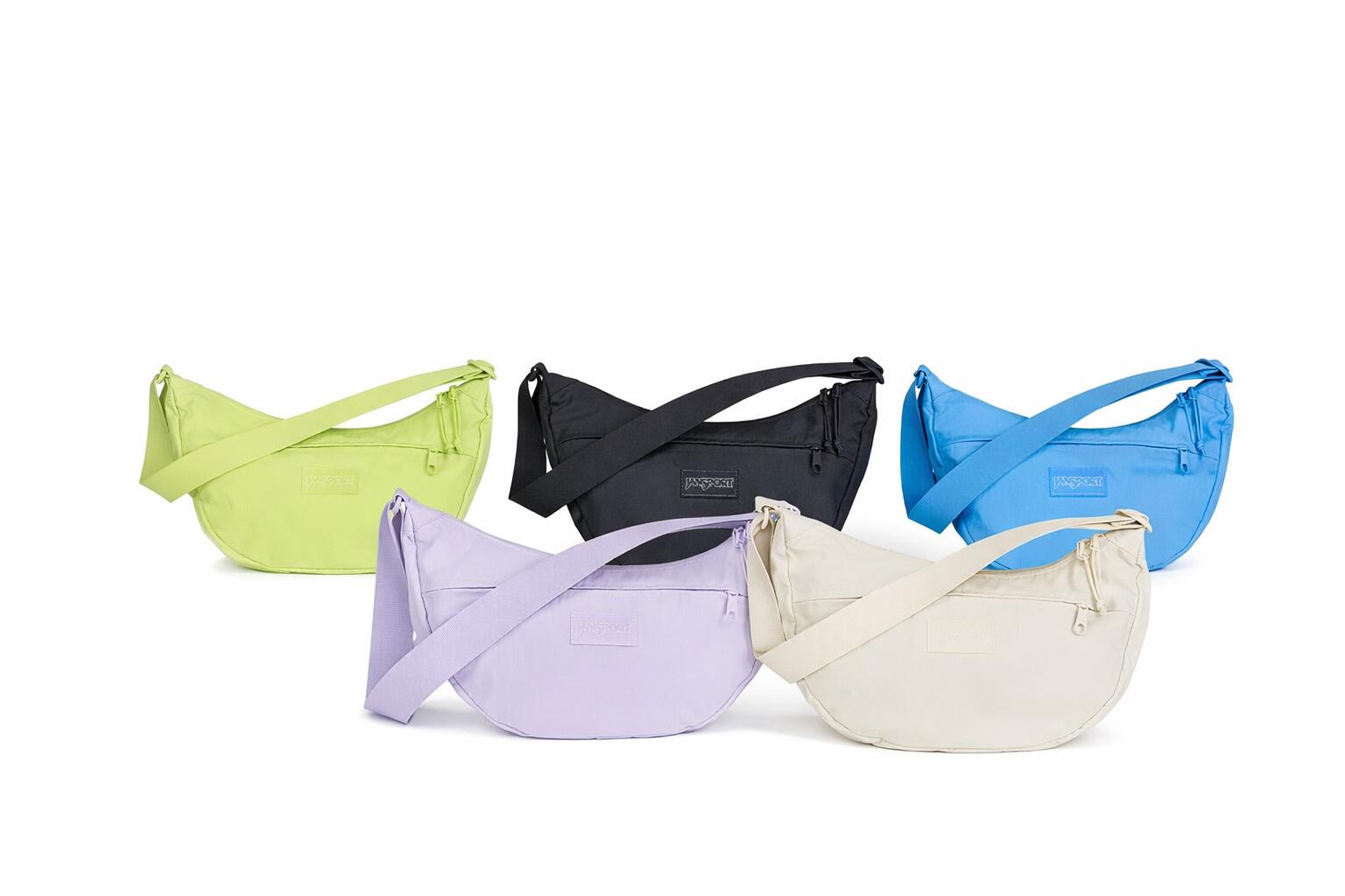 [送料無料] JANSPORT ジャンスポーツ Unphased Crossbody Large アンフェイズド クロスボディ ラージ カジュアルバッグ クロスバッグ 5色 (パープル / アイボリー / グリーン / ブラック / ブルー)｜LOA STORE