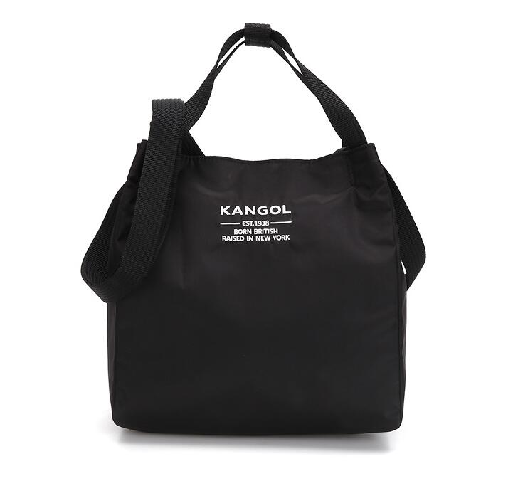 [送料無料] KANGOL カンゴル ソーホー ポケット スモール トートバッグ 4013（2色） ブラック / ベージュ カジュアルバッグ 軽量バッグ｜LOA STORE