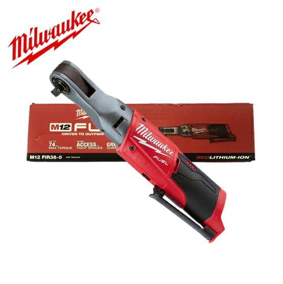 【貨物輸送無料】Milwaukee ミルウォーキー 申し受ける 差しひびき ラチェットレンチ 12V 本体 本体 ベア物の具 電動ラチェット 電動鍵 乾電池皆無 M12 FIR38-0
