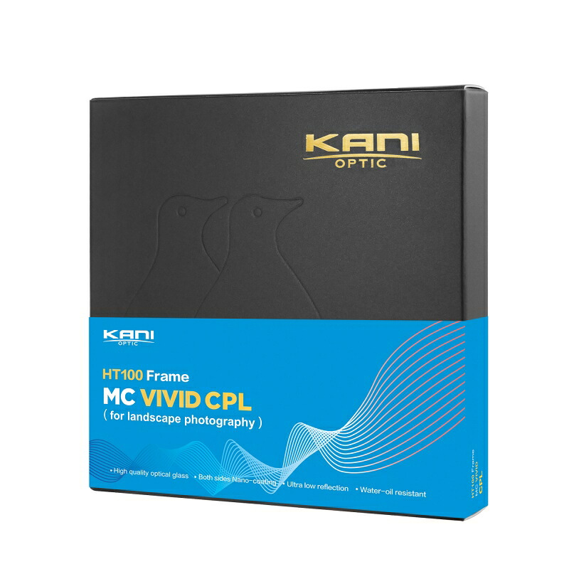 KANI HT100 プレミアム フレーム ビビッドCPL / 角型フィルターホルダー用 偏光フィルター｜Loca universal design 18,978円