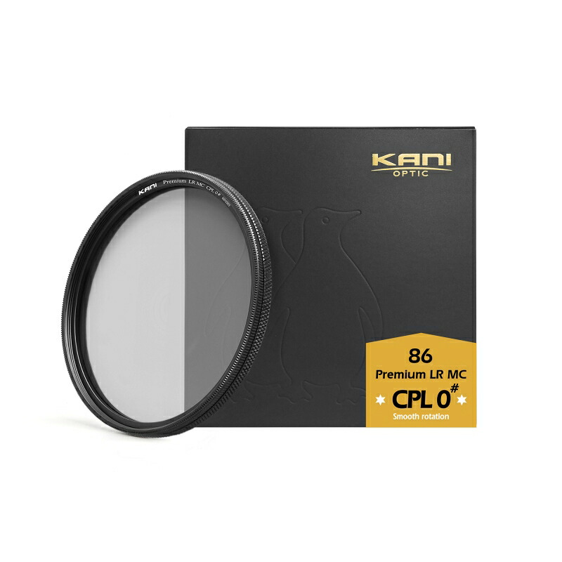 KANI CPLフィルター プレミアムCPL 0# 86mm スムースローテーション / 円偏光 PL レンズフィルター 厚枠｜Loca universal design 10,153円