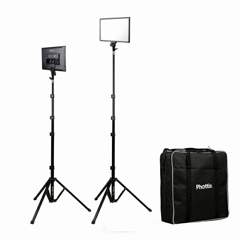Phottix (フォティックス) Nuada S3a LEDライト ツインキットセット / ビューティー の撮影にも。動画 写真 撮影 に適した 高演色