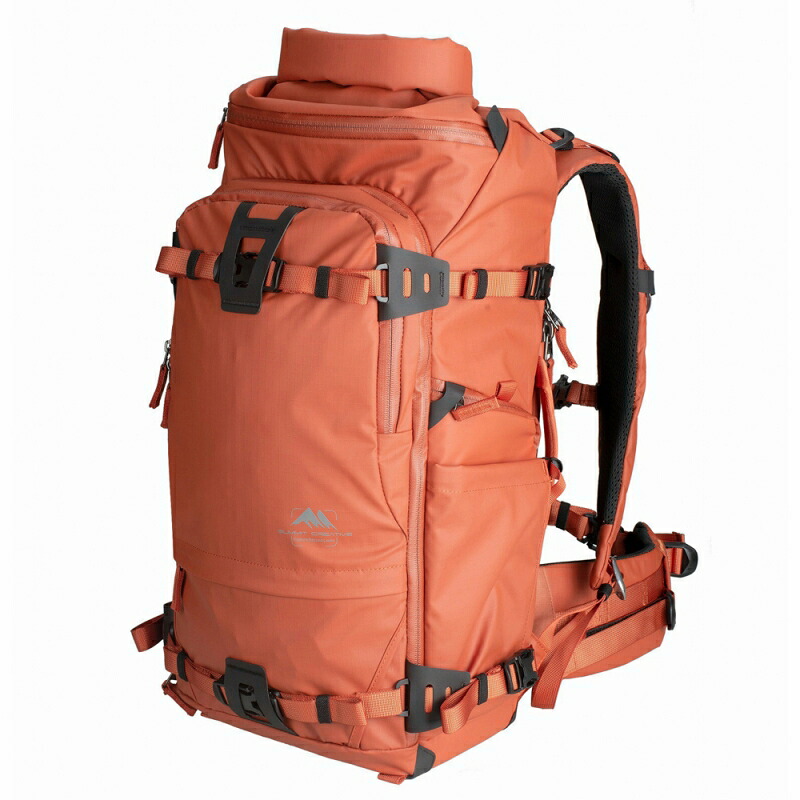 Summit Creative ( 主脳会談創造的 ) 拾ジン 50L 一巻きいの一番 うしろ側風呂敷き包み オレンジ色 / 写真機御徒面子