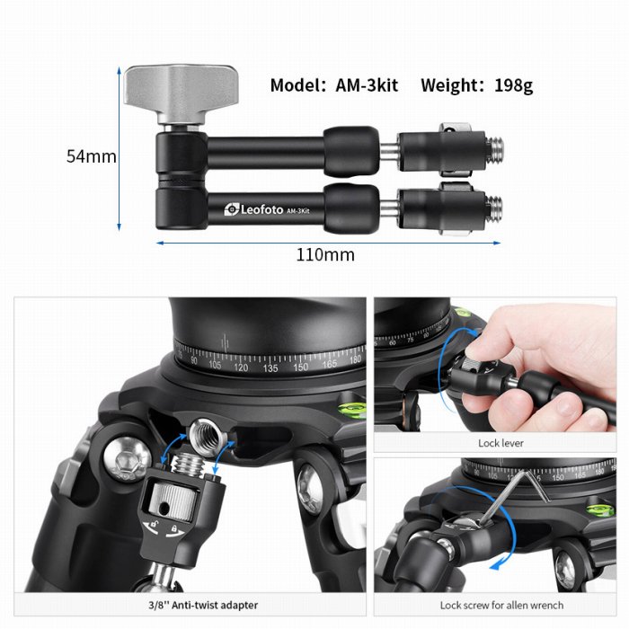 67％以上節約 Leofoto レオフォト AM-3KIT マジックアーム leppavirrantanssiseura.fi