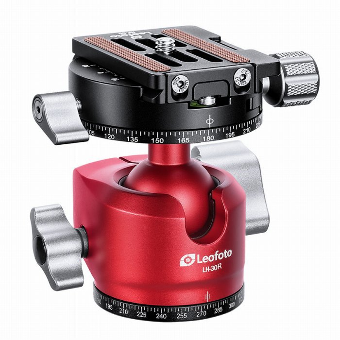 Leofoto (レオフォト) LH-30R (RD) 自由雲台 (NP-50付) レッド
