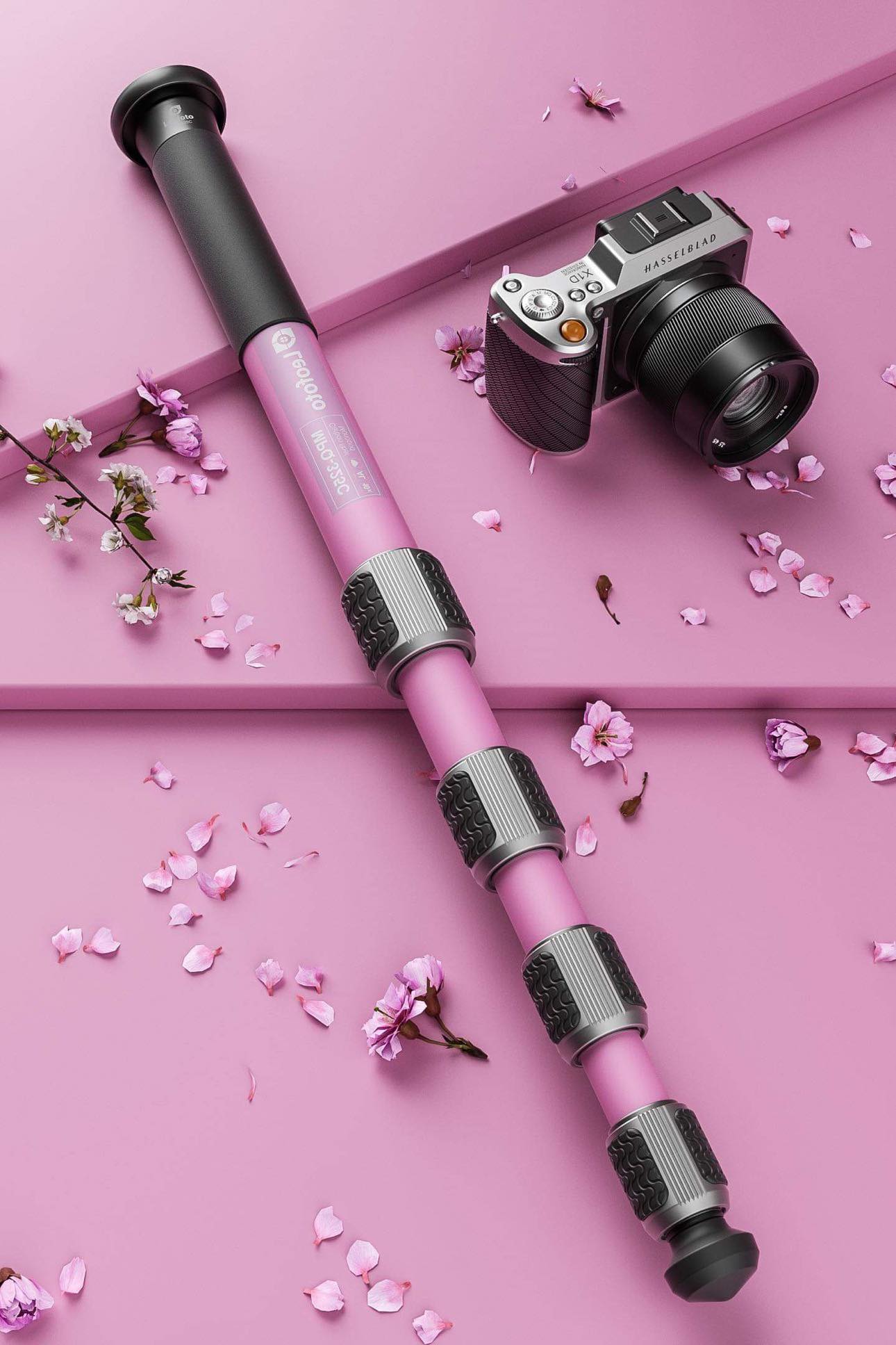 【当社専売品：限定本数50本】Leofoto (レオフォト) MPQ-325C Pink｜Loca universal design