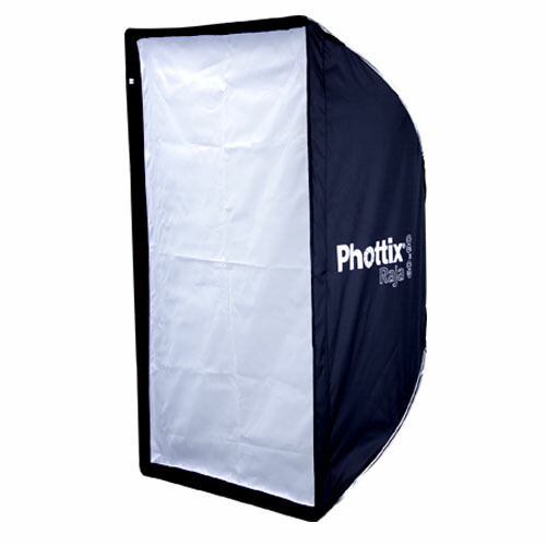 Phottix (フォティックス)  Raja Quick-Folding Softbox 60×90珊 / 傘のように早いところ詳しく述べる ホンブルグ帽ボックス席  ボーエンズマウント嘱する