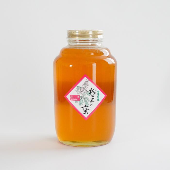 【ハニー松本】会津産天然蜂蜜「栃の木の蜜」2.4kg