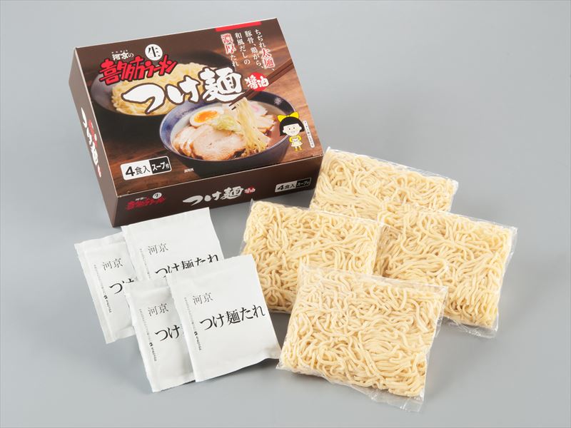 【河京】喜多方ラーメンつけ麺4食入り 3箱