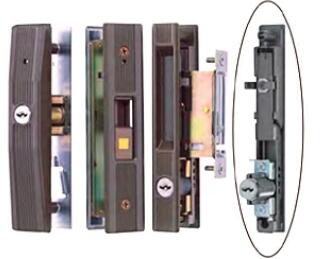 KH-218 軽銀窓枠用引違錠手当たり3本付き添い人 DT30