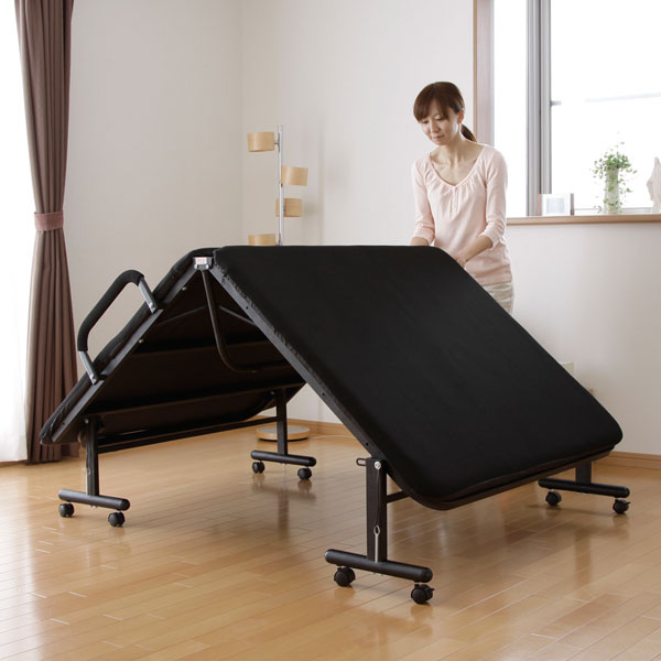 P5倍 7 15迄 折りたたみベッド セミダブル ベッド 折り畳みベッド ワイド 一人暮らし 送料無料 リクライニングベッド 14段階 コンパクト 簡易 ベッド アイリスオーヤマ 折り畳み 介護 グリップ可動式 Otb Sd Mpgbooks Com