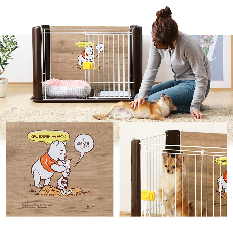 新品本物 インテリアサークル Dpis 960 ミッキー プー ペットサークル 柵 室内 サークル 犬用ケージ 犬ケージ 檻 オシャレ ディズニー 新発売の Www Acvprecision Com