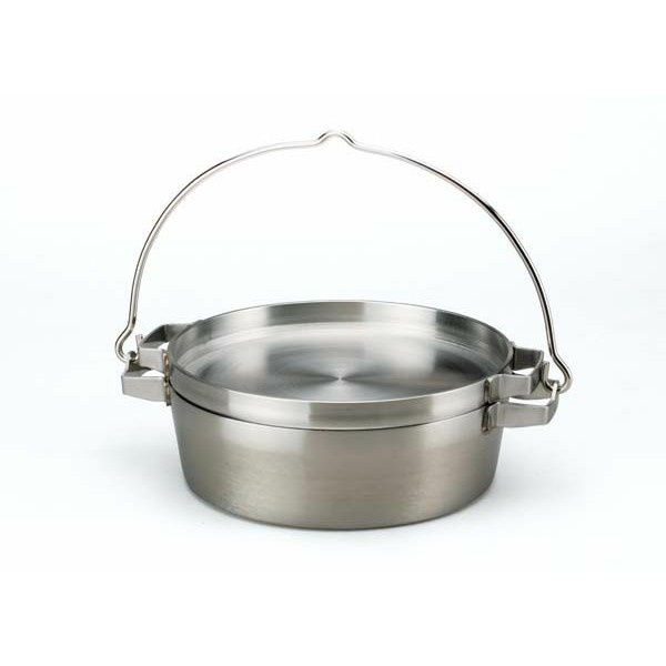 SOTO（新富士バーナー）ステンレスダッチオーブン10インチ ハーフ ST910HF 【B】【TC】【NW】【取寄品】【ソト キャンプ用品 調理用品 キャンプ調理 アウトドア レジャー バーベキュー BBQ 登山 ピクニック フェス】　10