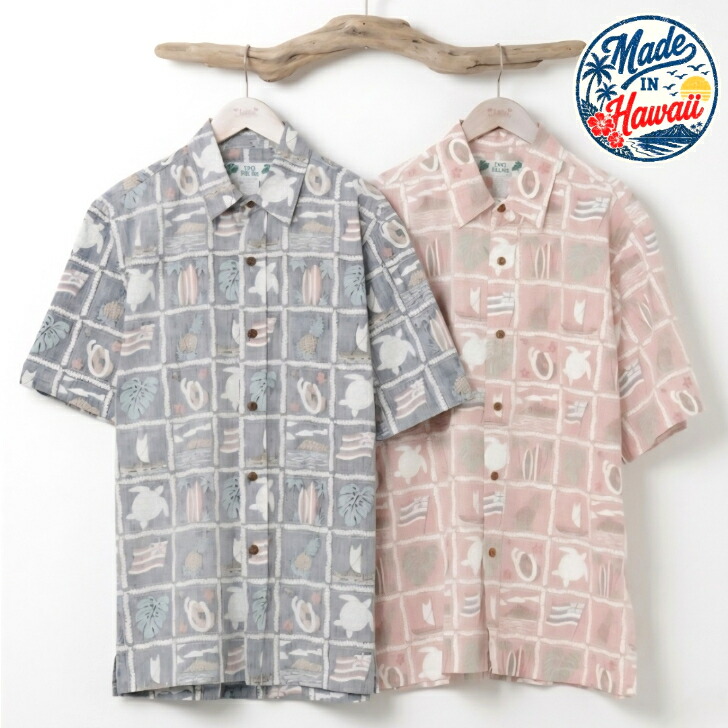 【MADE IN HAWAII 信号旗アロハシャツ】 アロハ州 アロハシャツ アロハ 半袖 アロハ州インポート品 流行り物