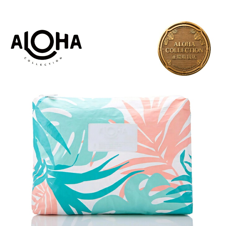 【正規取扱店/ALOHA COLLECTION Mid ポーチ Pog】 アロハコレクション ポーチ 小物入れ 財布 ハワイ ハワイアン雑貨｜LOCOLOHA