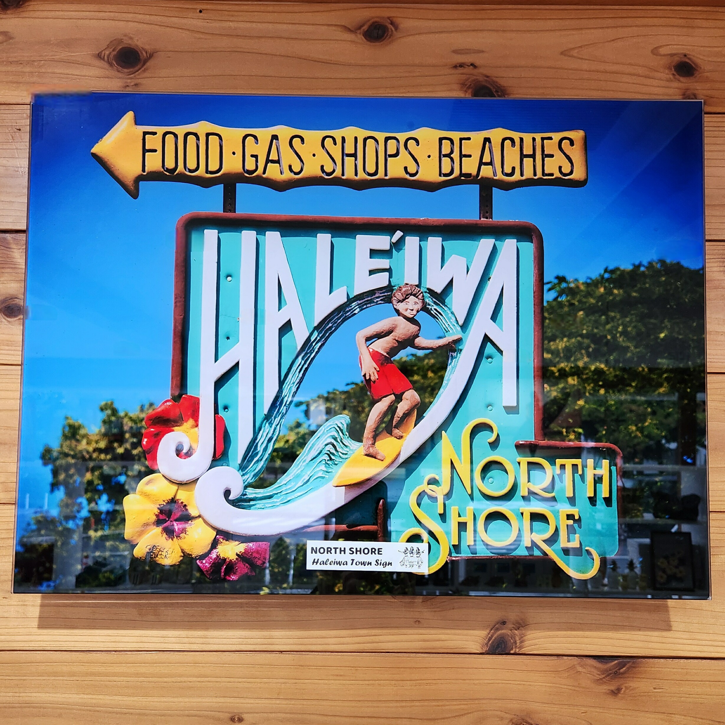 ハワイ⭐︎ハレイワ　サインボード　レプリカ ハレイワ 看板 サイン ボード ハワイアン 雑貨 インテリア 壁掛け 飾り