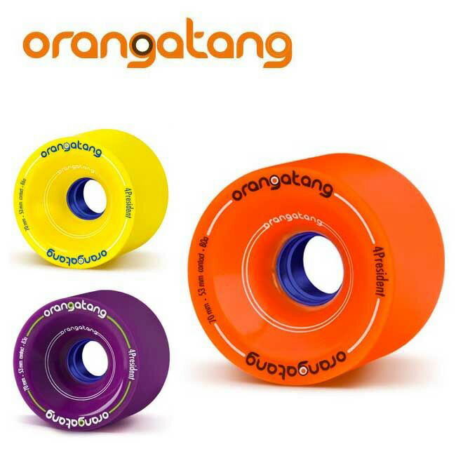 【4個1セット】 ORANGATANG WEELS [ CAGE ] オランガタン ウィール ロング スケート 用【正規代理店商品】 楽天市場】【4個1セット】 ORANGATANG WEELS [ 4 PRESIDENT @12000