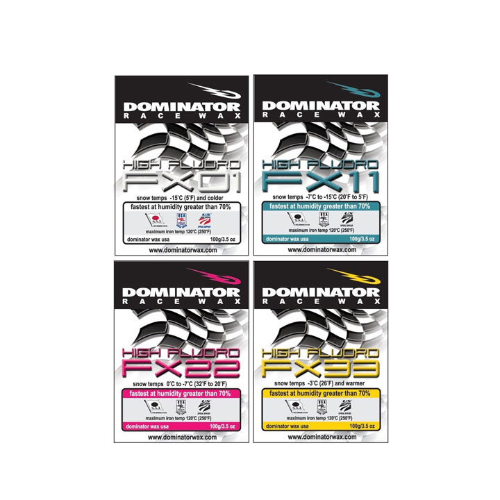 レース用超高フッ素ワックス ドミネーター Dominator FX01 FX11 【70％OFF】 40g FX33