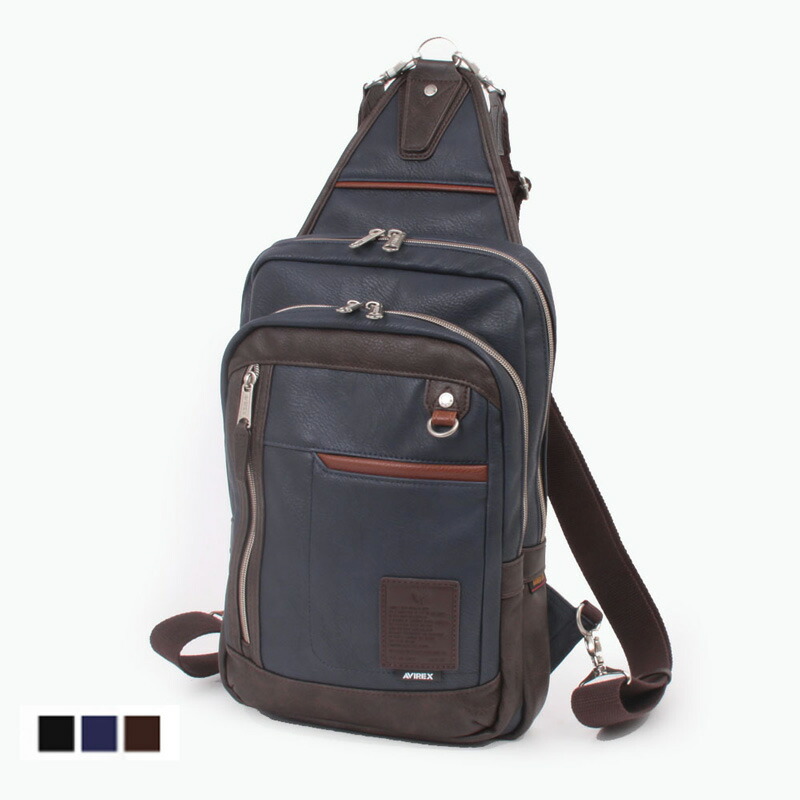 AVIREX STUART SERIES [ AX5008 BODY BAG @8500] アビレックス 上半身 御徒面子 男女兼用バッグ-バッグ-ボディバッグ・ウエストポーチ