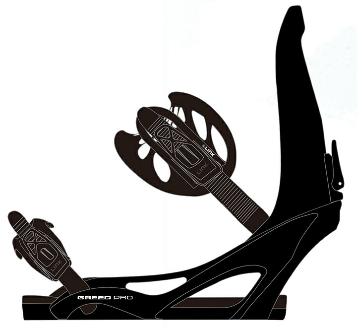 楽天市場】LINK SNOWBOARD BINDING [ GREED PRO @25000] SIMS リンク