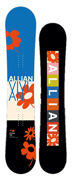 ALLIAN SNOWBOARD [ VIVIAN @62000] アライアン スノーボード 【正規代理店商品】【送料無料】