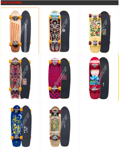 [ YOW SURFSKATE SURF CRUISERS SERIES @29000]  ヤウ サーフ滑る ロング滑る 【定まり代わりになる店商いもの】