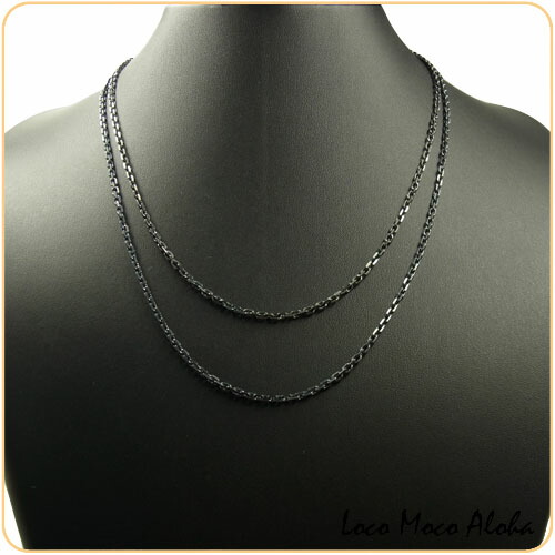 Locomocoaloha Rakuten Global Market Black Coated Anchor Chain Black Coated Anchor Chain Ssac 045 Ss 45 Cm Hawaiian Jewelry Color 925 Silver Except For The Outlying Islands