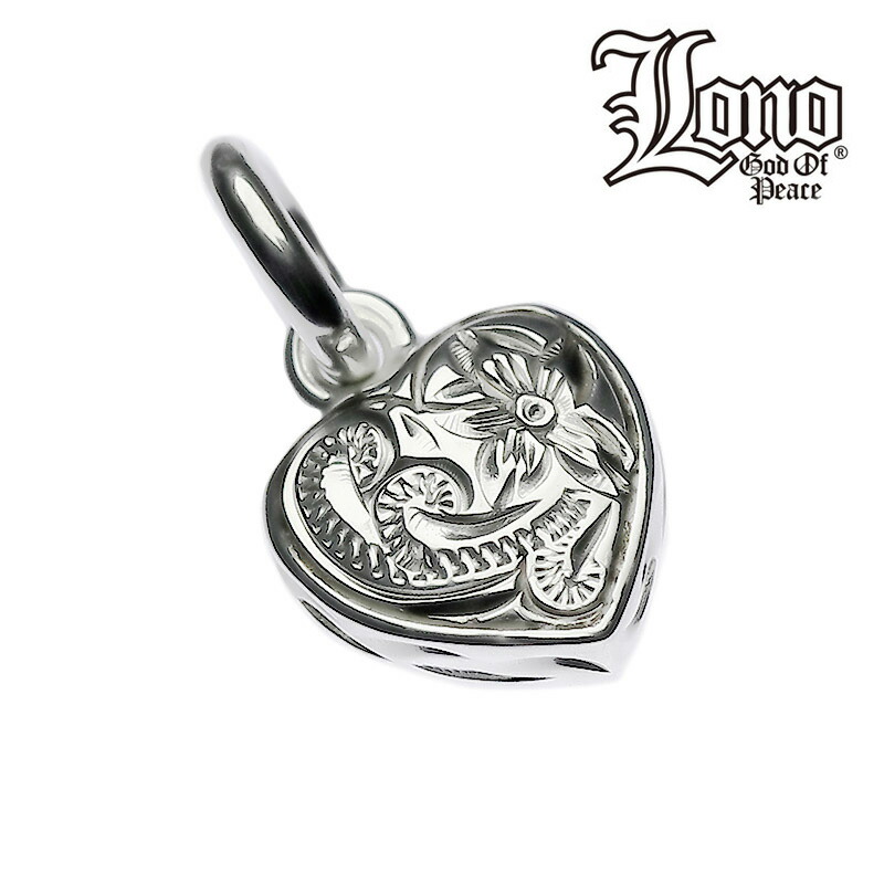 ハワイアンジュエリー ネックレス ペンダントトップ ヘッド シルバー925 LONO ロノ ハート プルメリア 波 スクロール プチ レディース ブランド プレゼント 誕生日 記念日 【送料無料】 人気 ギフト lmaハワイ 金属アレルギー ラウレア 入学 入社
