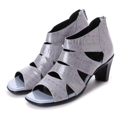 人気ブランド ドナミス Dona Miss クロコ型押しサマーブーツ グレー 新作モデル Chengannurtemple Com