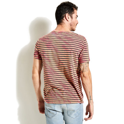 guess multi stripe tee